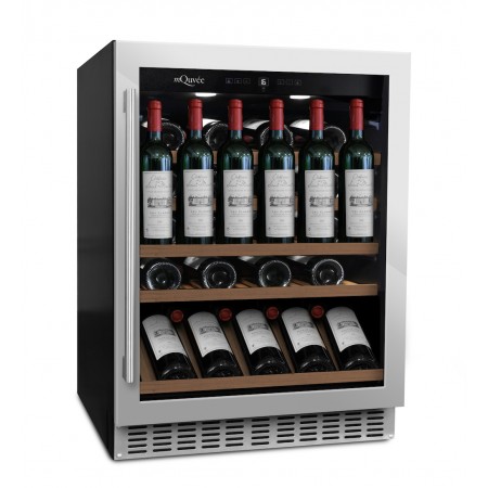 Vinoteca 46 botellas mQuvée WineCave 700 60S Stainless lateral