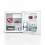 Mini frigorífico independiente H.Koenig FGX480 abierta llena