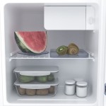 Mini frigorífico independiente H.Koenig FGX480 abierta