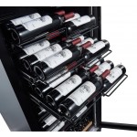 Vinoteca 153 botellas mQuvée WineExpert 192 Fullglass Black Label-view detalle