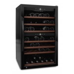Vinoteca 66 botellas mQvée WineExpert 66 Fullglass Black lateral
