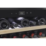 Vinoteca 18 botellas WineSafe 18 EB Black encastrable en columna bandejas