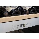 Vinoteca 126 Botellas WineComfort 126  Doble Temperatura panel