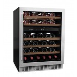 Vinoteca 45 botellas doble zona mQuvée WineCave 720 60D Stainlesslateral