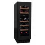 Vinoteca 16 botellas mQuvée WineCave 780 30D Anthracite Black lateral