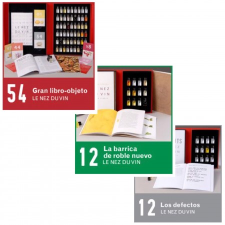 Libro 54 aromas Le Nez du Vin  caja y libro 2
