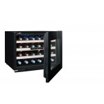 Vinoteca 24 botellas Avintage AVI24 Premium lateral puerta semiabierta