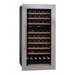 Vinoteca encastrable 70 botellas mQuvée WineKeeper 70D Stainless lateral